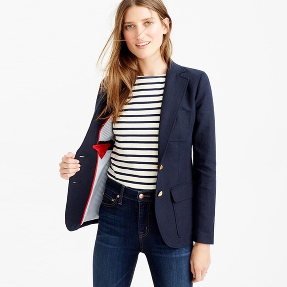 J. Crew Jackets & Blazers - J. Crew - Rhodes Blazer in Italian wool - Navy